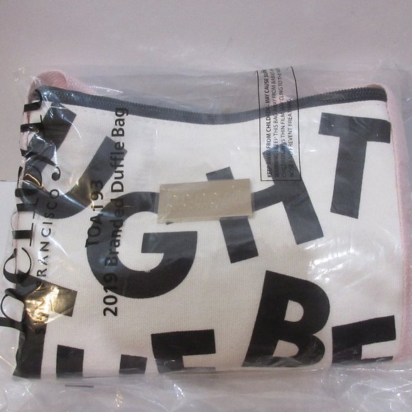 Benefit Cosmetics Duffle Bag AND Pink Glitter Zippered Cosmetic Bag Set - Picture 4 of 8